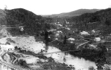 Karangahake - Tramway Hotel on left - c 1893